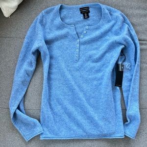 Mercer and Madison Size S Cashmere Henley